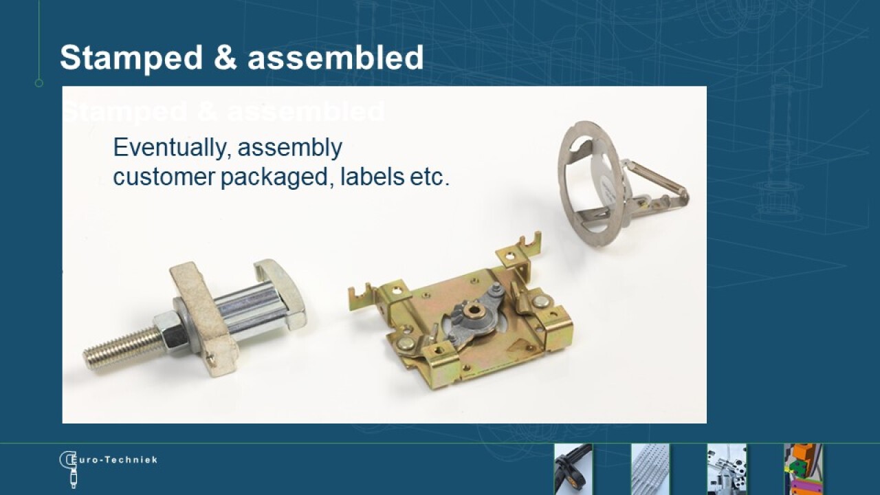 Euro-Techniek: assembled parts 