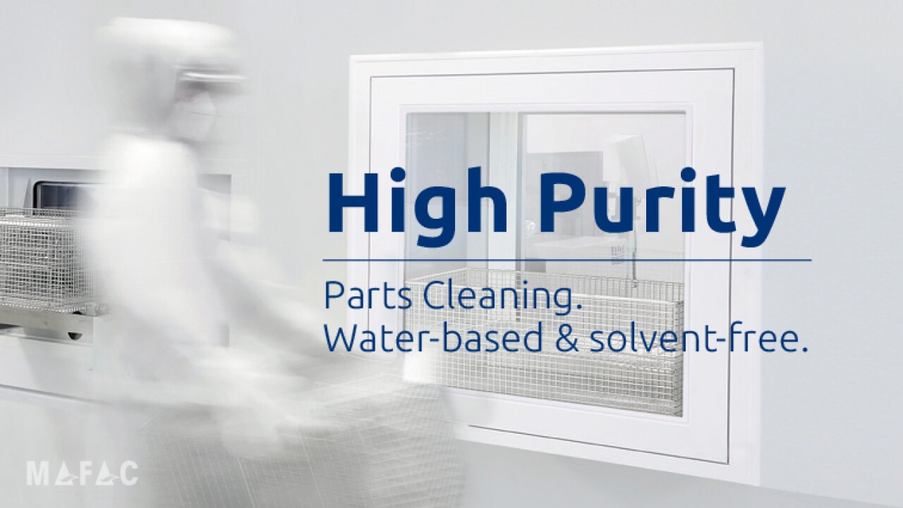 Residue-free cleanliness and reliable, targeted drying: MAFAC cleaning systems master high purity requirements solvent-free and water-based.
