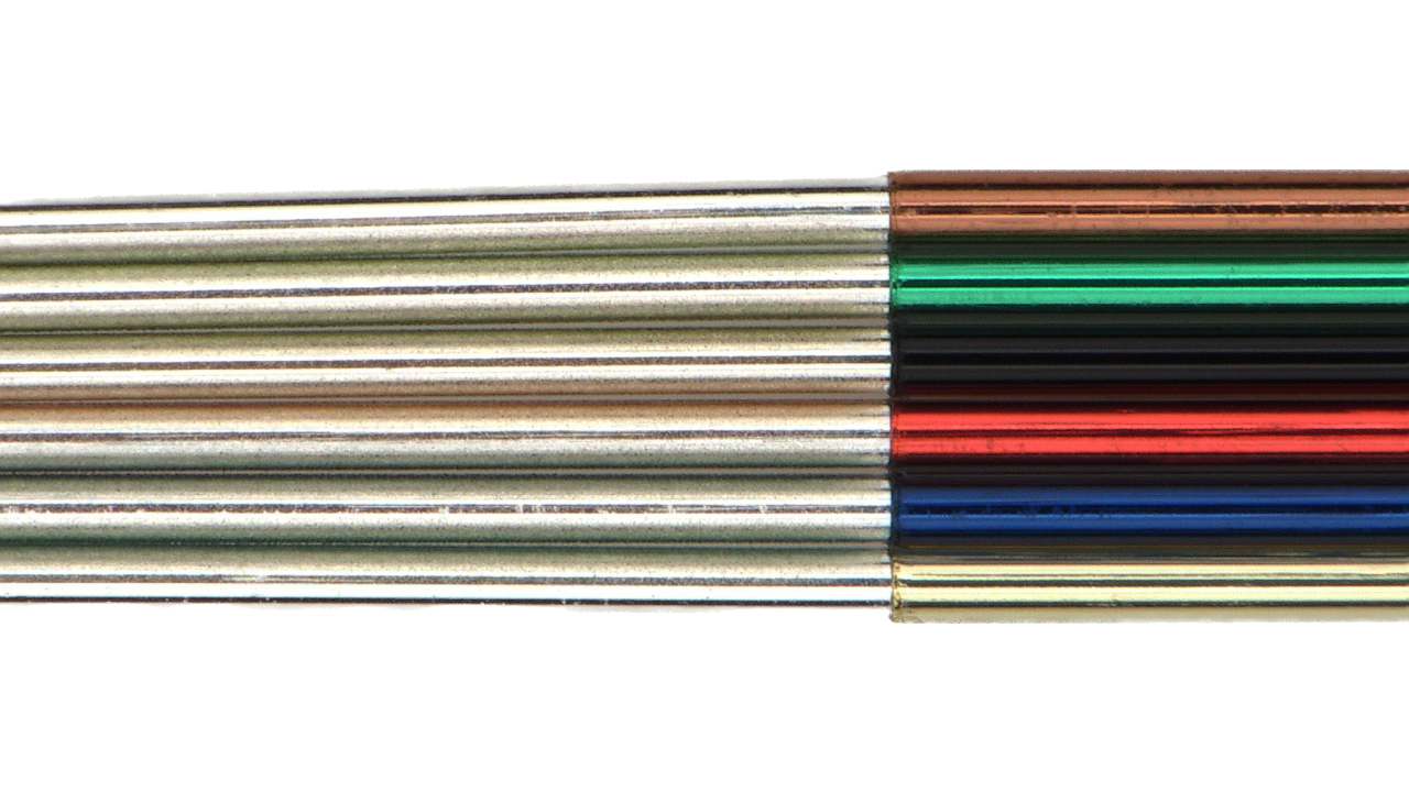 Multifilardraht abisoliert mit Laserbearbeitung - farbig