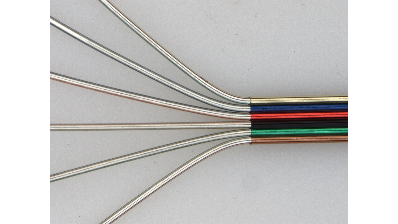 Colored Multifilar Wire - Laser Stripped