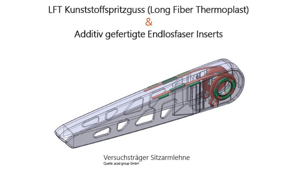 Hybrid process from injection molding and additive manufacturing