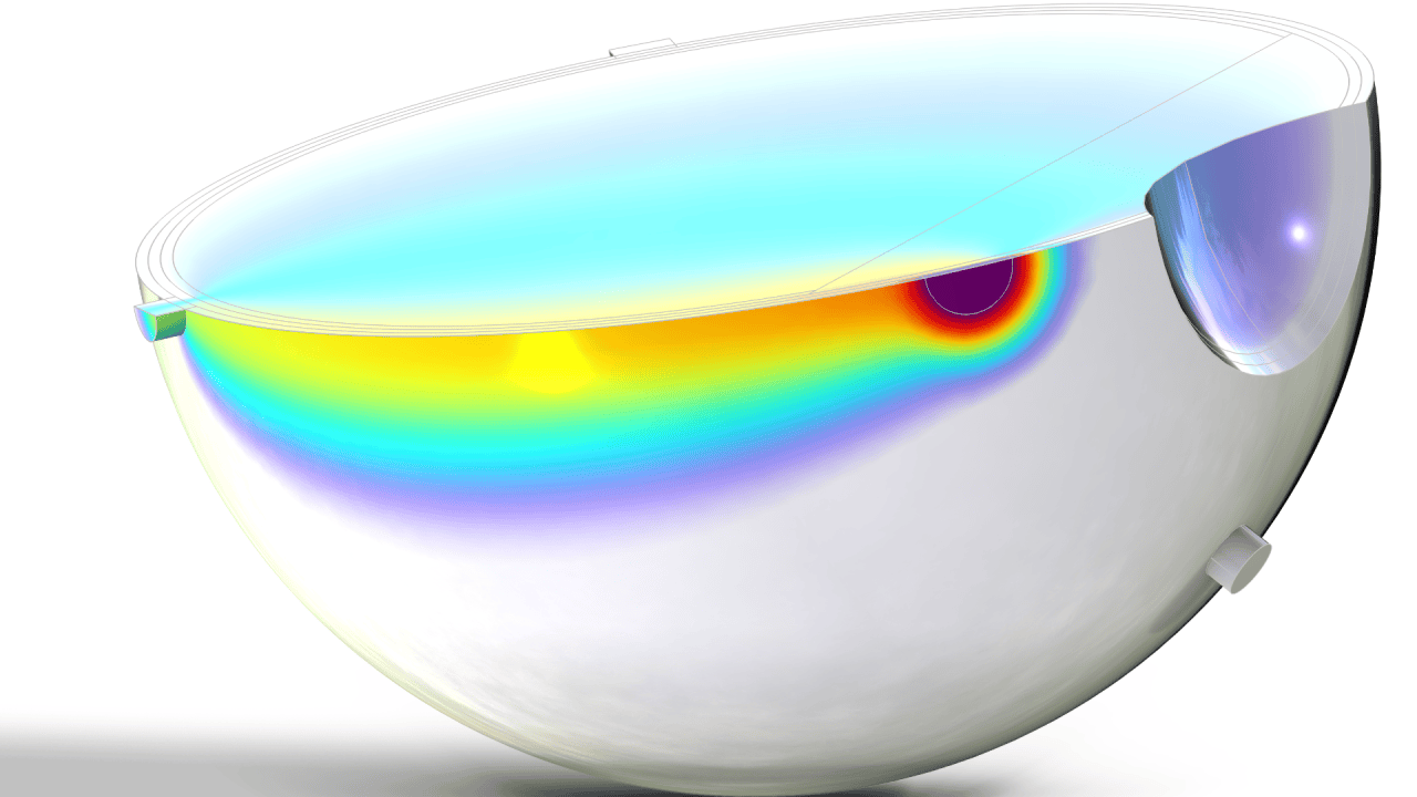 Pharmacokinetic model of an eye