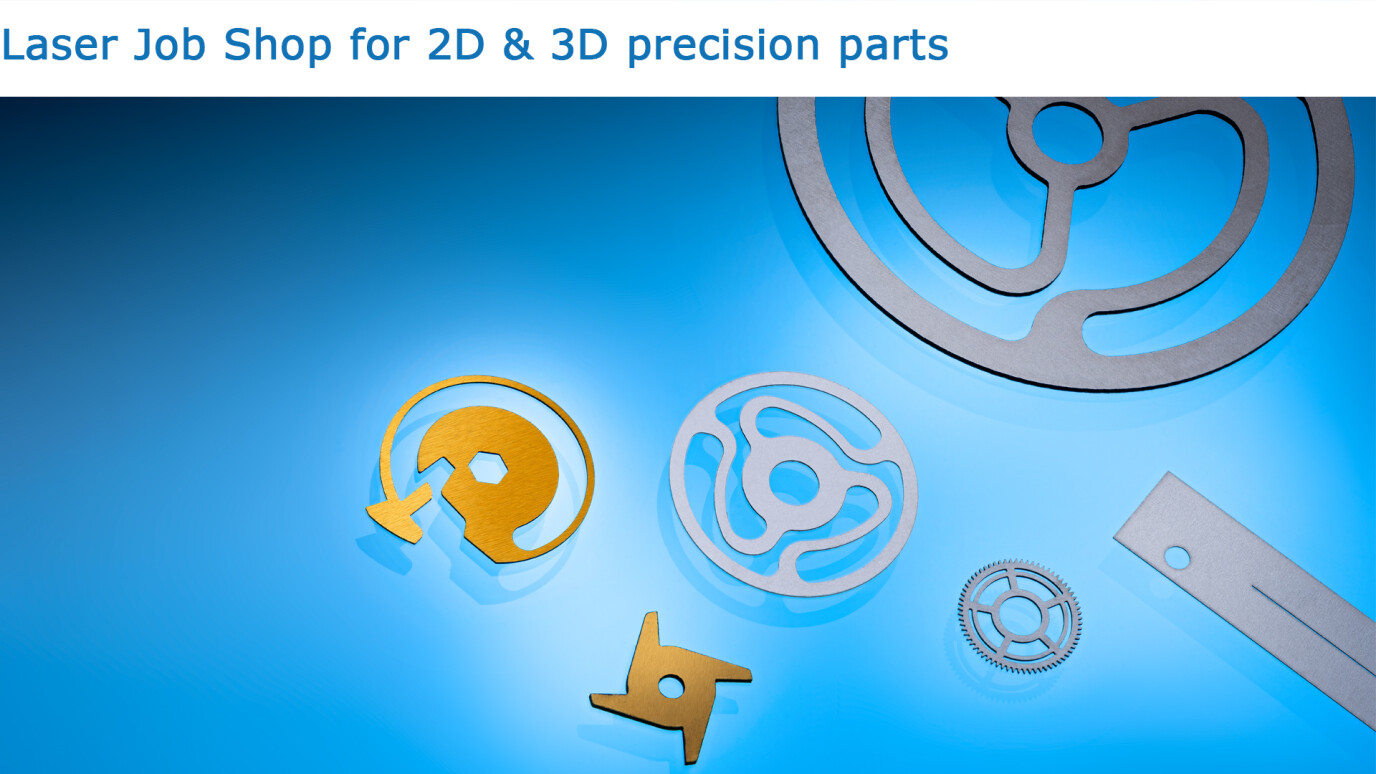 Laser Job Shop for 2D & 3D precision parts